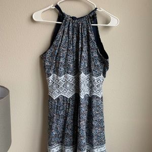 Adelyn Rae Breana Halter Maxi Dress